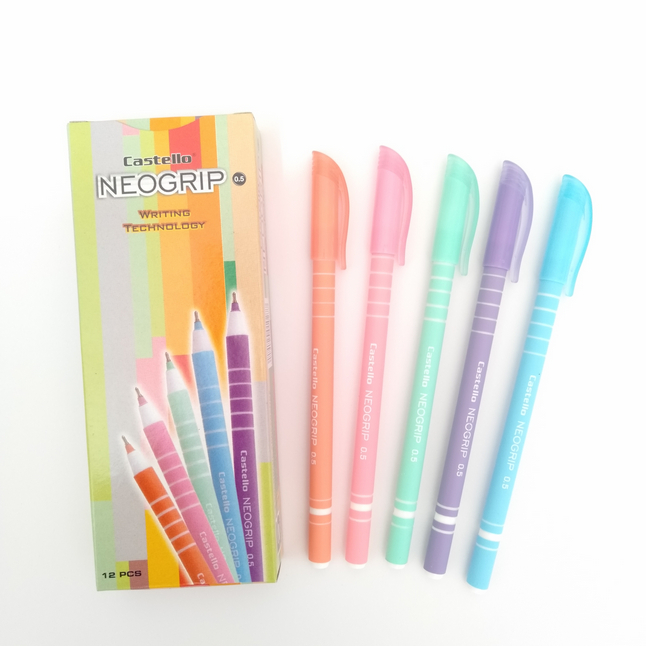 

PULPEN STANDARD CASTELLO NEOGRIP O.5 TINTA HITAM