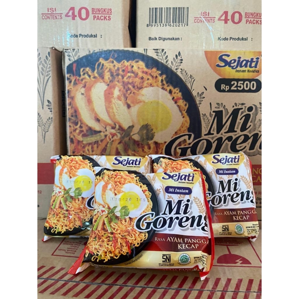 

1 DUS MIE SEJATI GORENG ISI 40