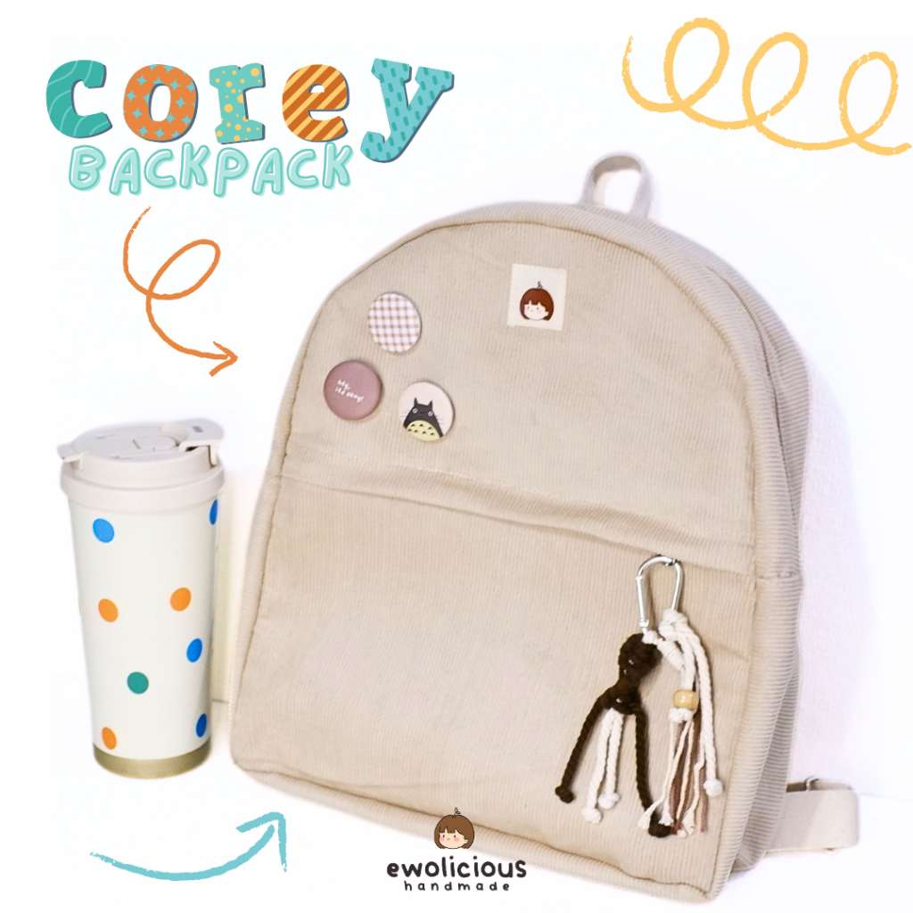 COREY BACKPACK by Ewolicious | Tas Ransel | Tas Gendong | Tas Sekolah | Bag