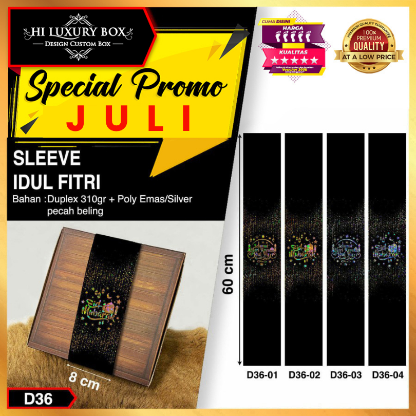 

Sleeve Kue|Sleeve Kotak Kue|Sleeve Idul Fitri|Paper Belt Lebaran|D36