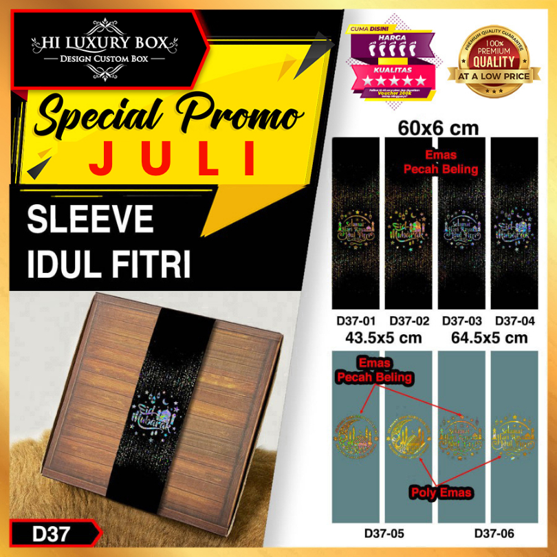 

Sleeve Kue|Sleeve Kotak Kue|Sleeve Idul Fitri|Paper Belt Lebaran|D37