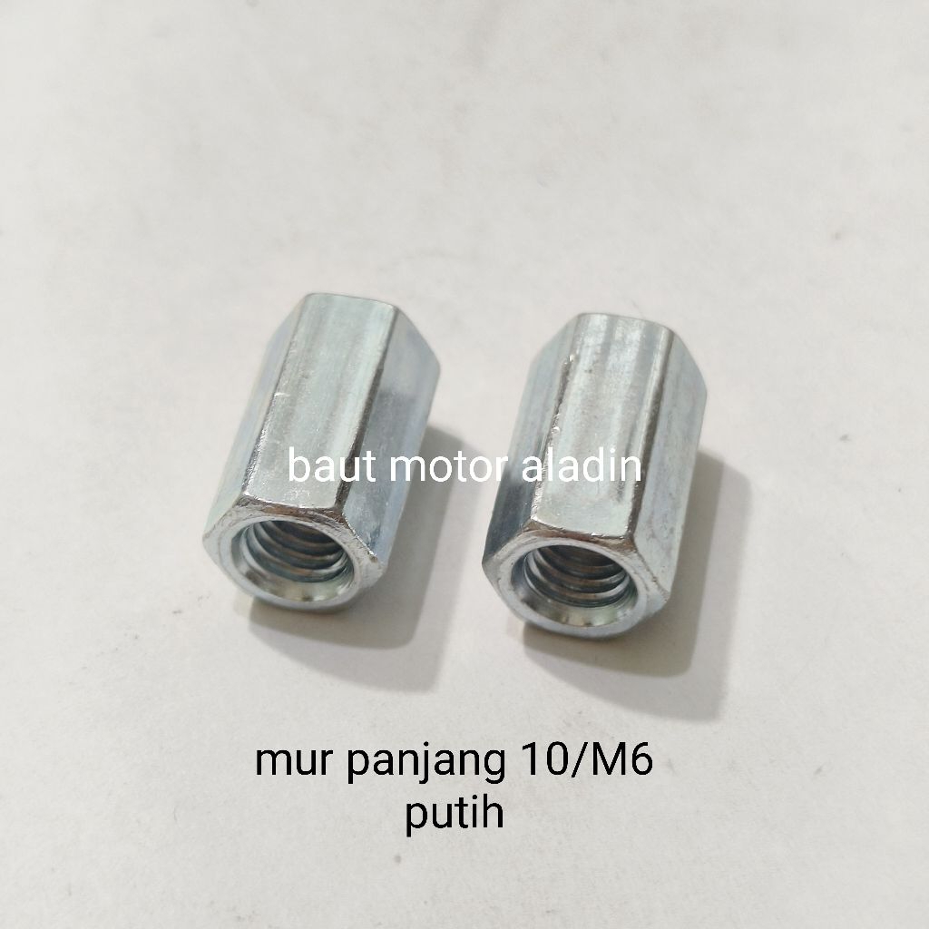 Mur panjang long nut 10/M6