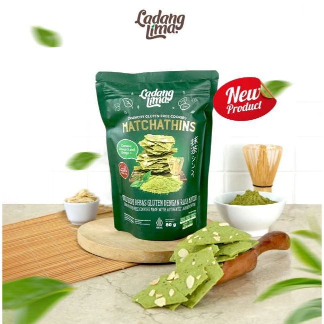 

Ladang Lima Matchathins cookies 12+ Gluten Free