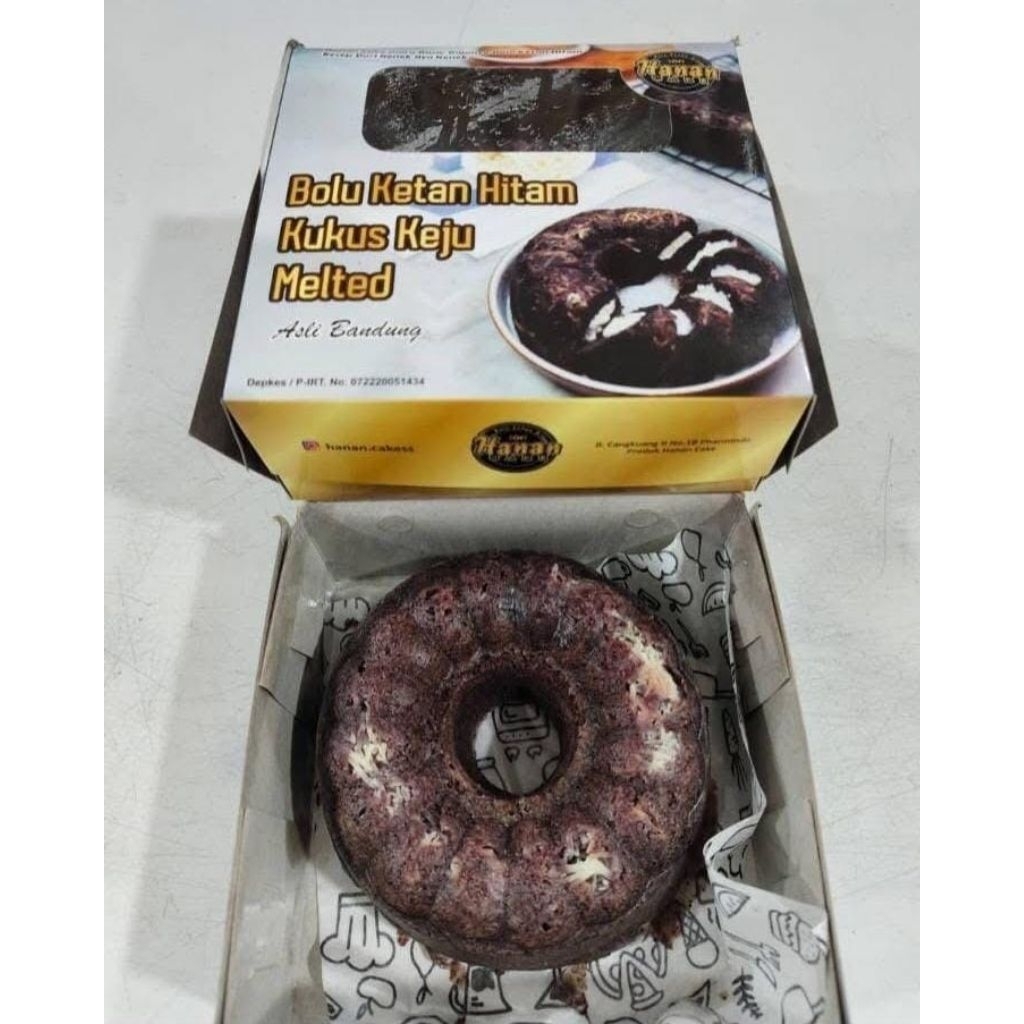 

(po ready setiap rabu) Bolu ketan hitam keju melted