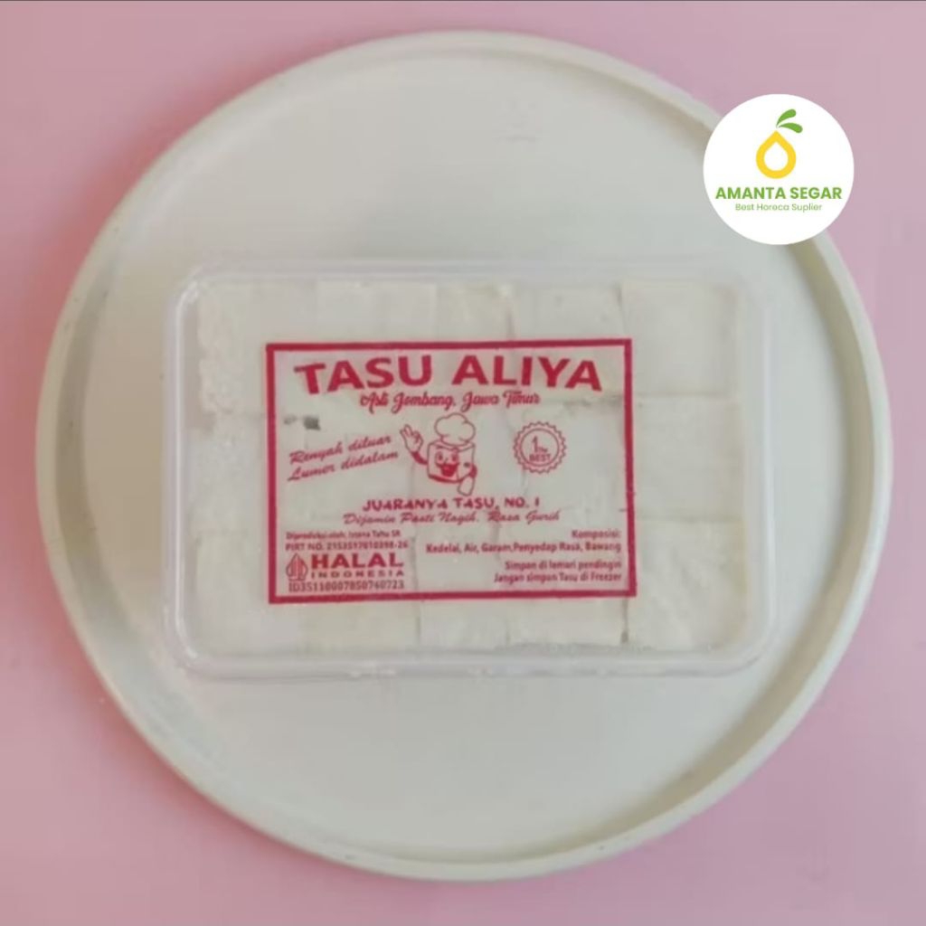 

Tasu / Tahu Susu Putih Asli Jombang Jawa Timur Aliya Isi 45 Berat 1 Kg