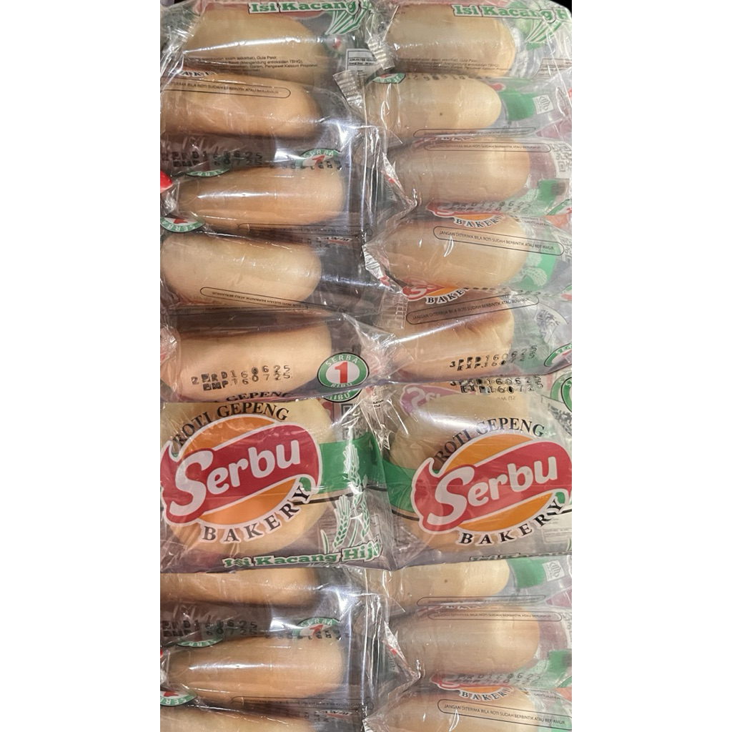 

Roti serbu isi kacang ijo