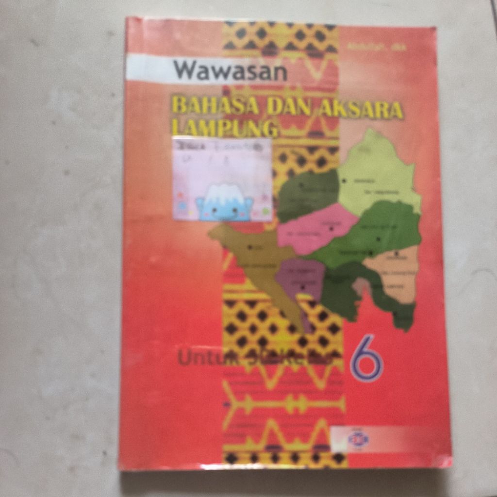 Buku Wawasan Bahasa Dan Aksara Bahasa Lampung kelas 6 sd