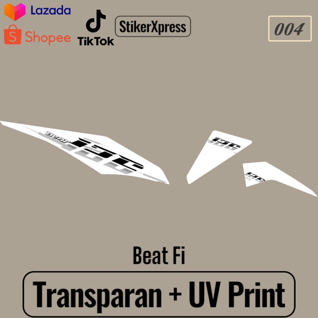 Striping Beat Fi 2013 2014 | Striping Beat Fi Transparan UV | 004