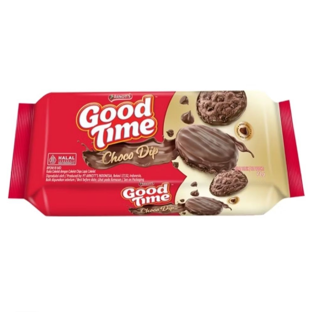 

Good Time Choco Dip Cookie Chocochip 71 g