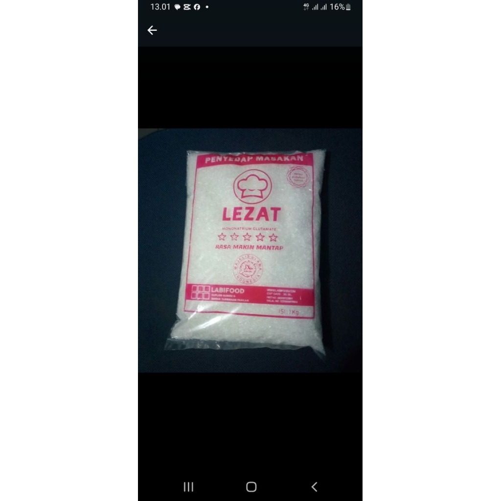 

Penyedap Rasa Moto Lezat 1 kg