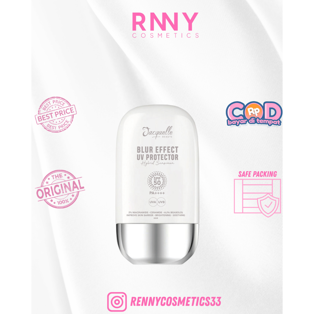 -♡´-RENNYS-♡´- Jacquelle Blur Effect UV Protector Hybrid Sunscreen