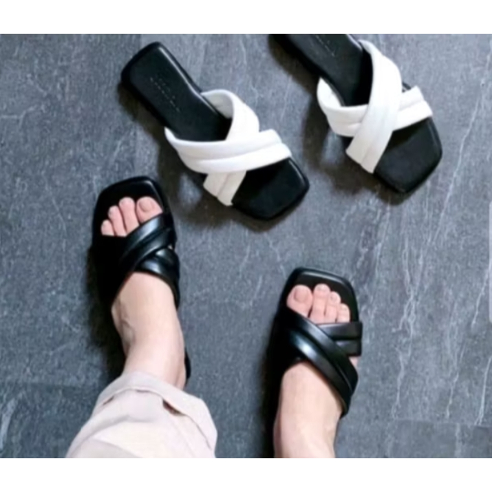 SANDAL TEPLEK WANITA TALI SILANG / SANDAL WANITA