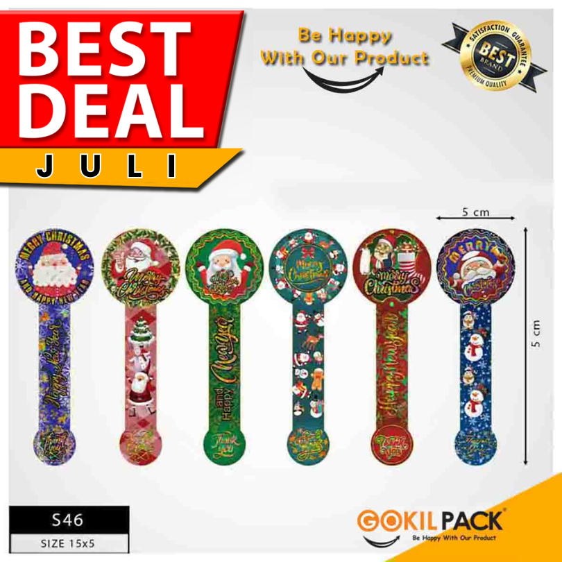 

Sticker Natal|Label Natal|Sticker Merry Christmas|Sticker Murah|S46