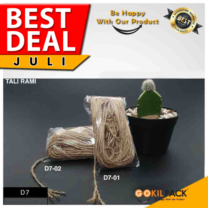 

Tali Goni | Tali Rami | Hemp Rope | Murah 20 m 2 PLY 3 PLY