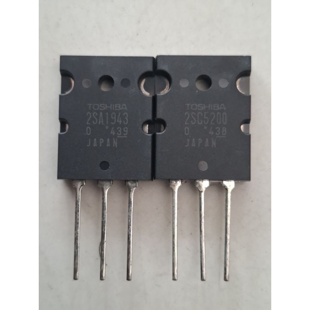 TOSHIBA 2SC5200 2SA1943 ORIGINAL JAPAN