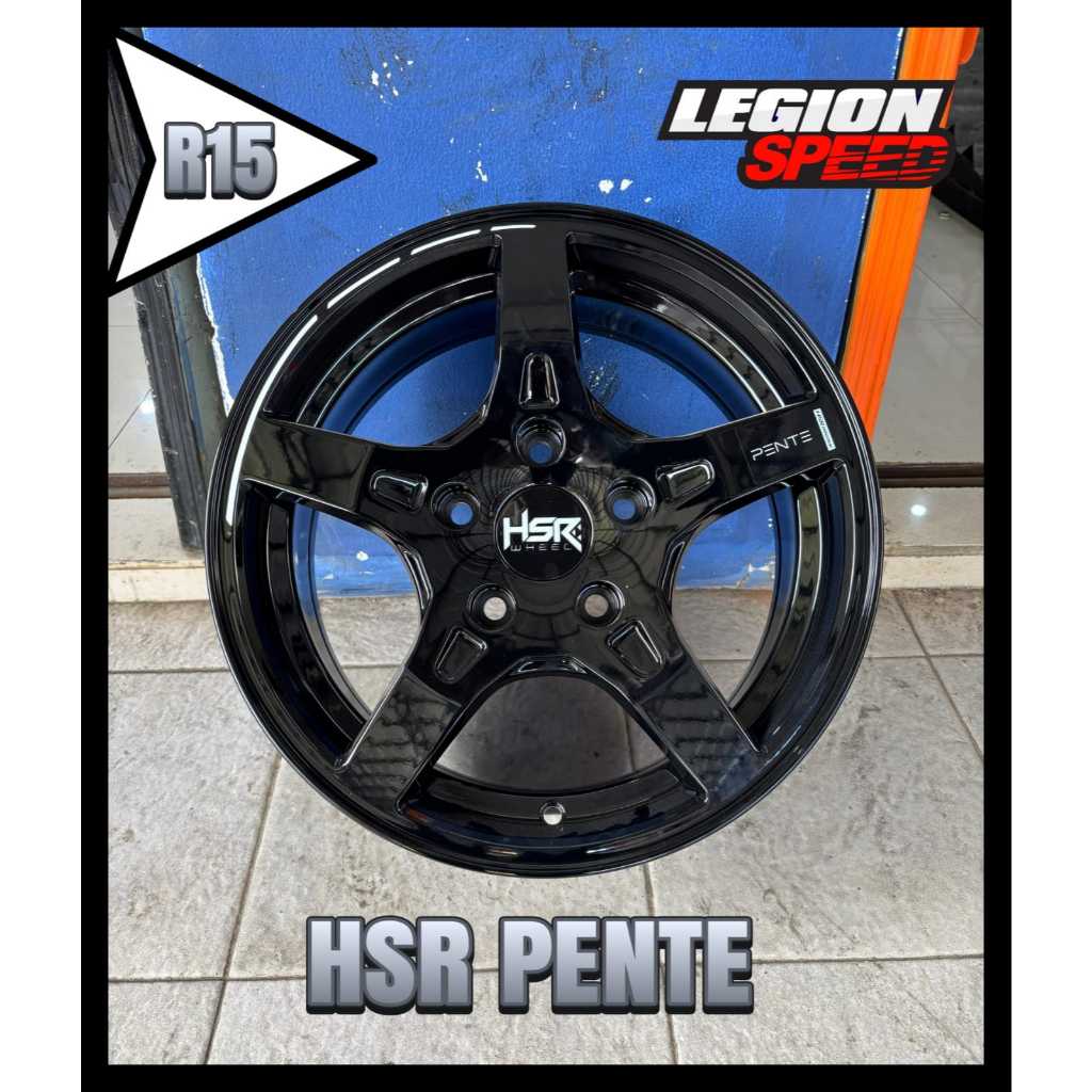 VELG HSR PENTE RING 15 PALANG 5 LOBANG 5 UNTUK ERTIGA GRANMAX SERENA DLL