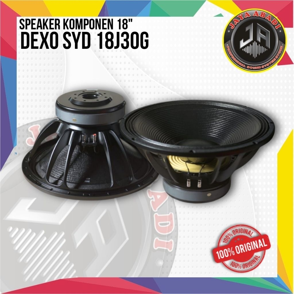 SPEAKER KOMPONEN 18 INCH DEXO 18J30G ORIGINAL