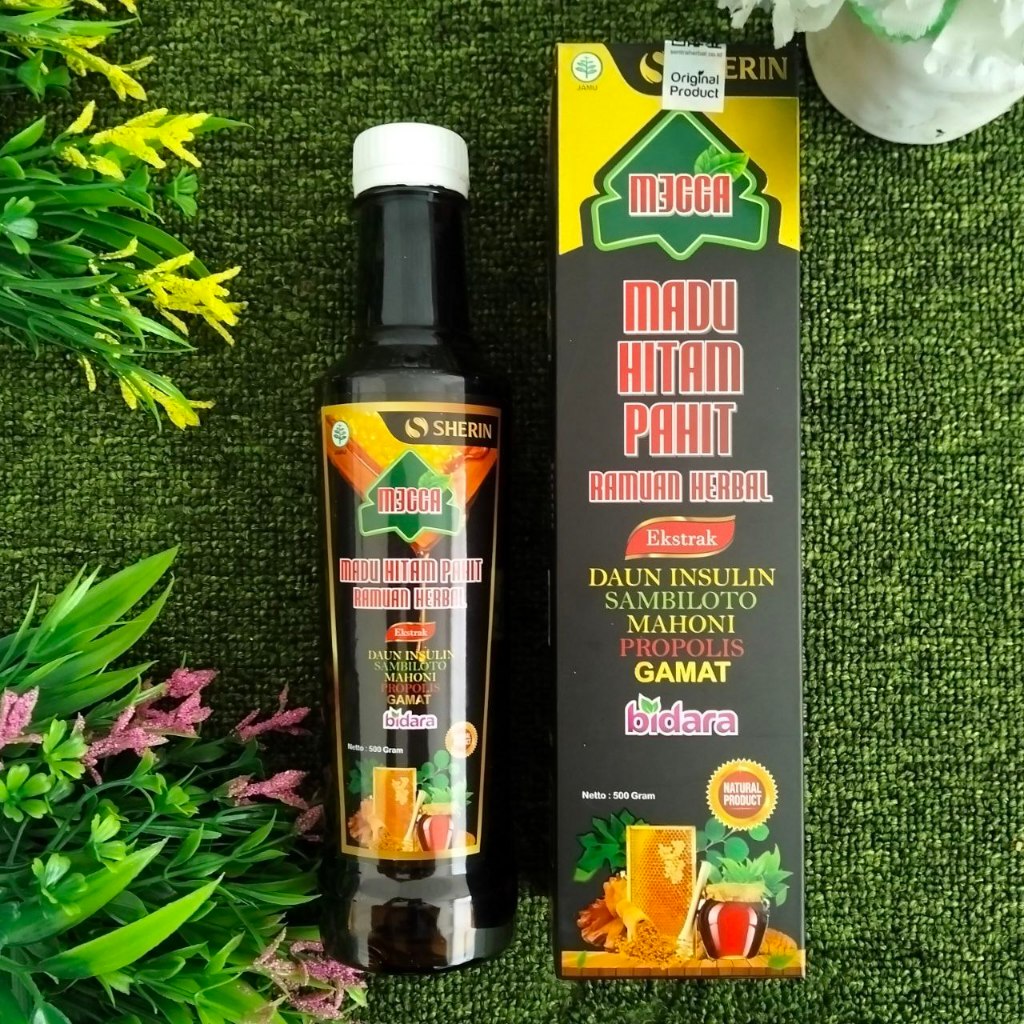 

Madu Hitam Pahit Mecca Bidara Ruqyah plus Gamat Gold - Madu Pahit Sambiloto Insulin Mahoni 8in1