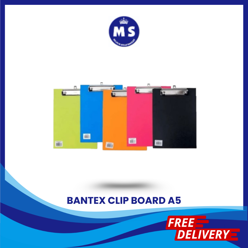 

CLIPBOARD A5 BANTEX / PAPAN JALAN