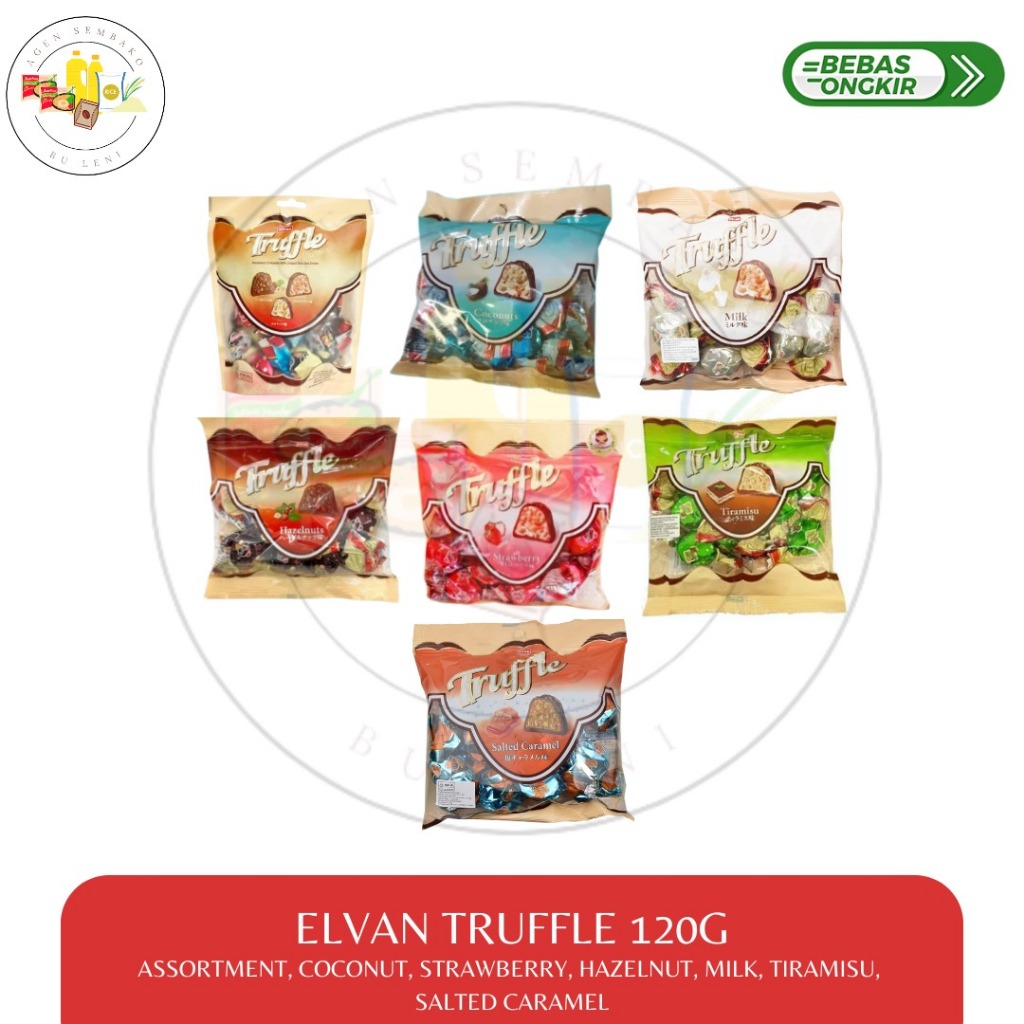 

Elvan Truffle Cokelat Arab Turki Per Bag 120gr