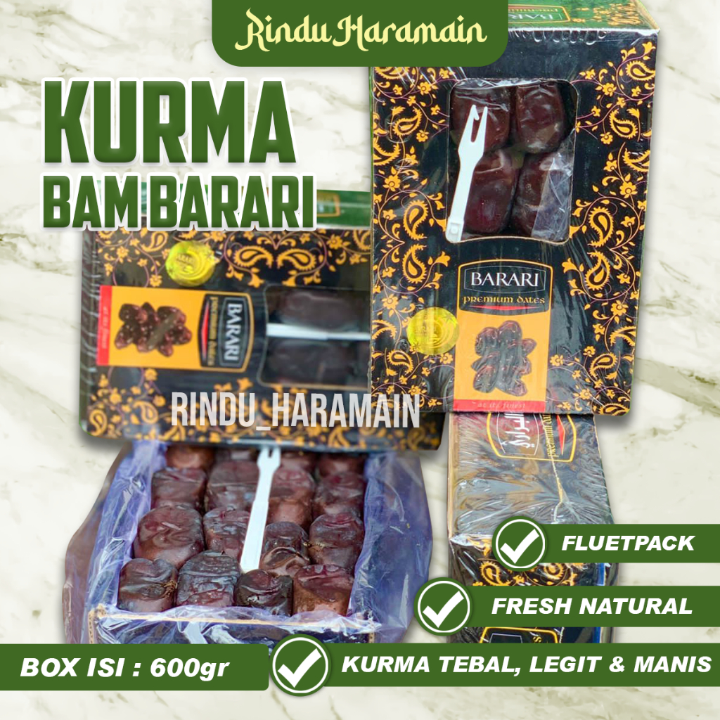 

Kurma Bam Barari | Kurma Anggur Premium 600gr