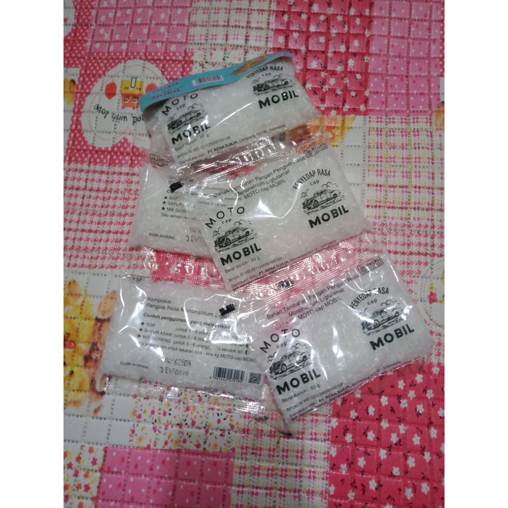 

Motto cap mobil ( 50 gr ) 1 pack isi 6 pcs, penyedap masakan