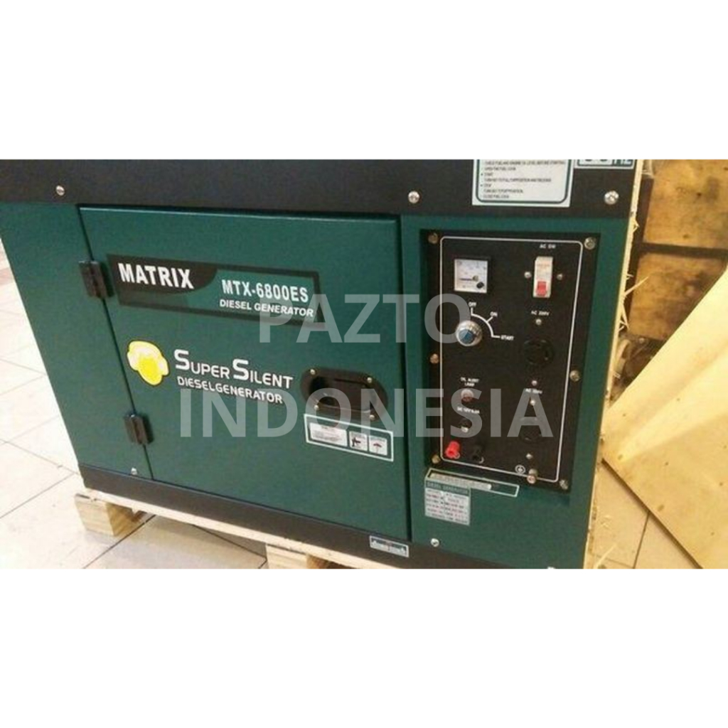 Matrix Genset Diesel Super Silent 5000 watt Generator Listrik SOLAR 5 KW ORIGINAL TERBAIK