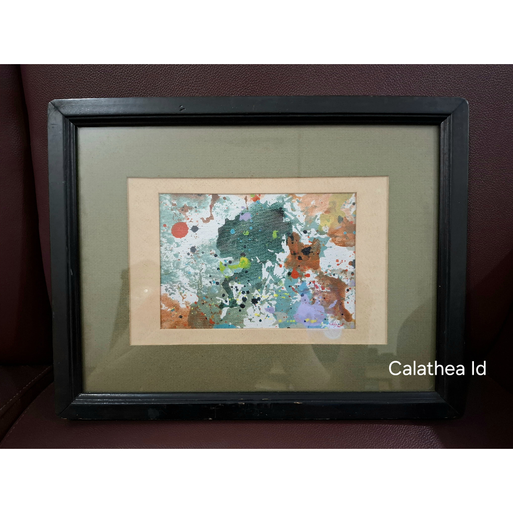 Lukisan Dekoratif II Cat Minyak/ Pajangan Dinding Cat Minyak/ Lukisan Abstrak Cat Minyak/ Dekorasi R