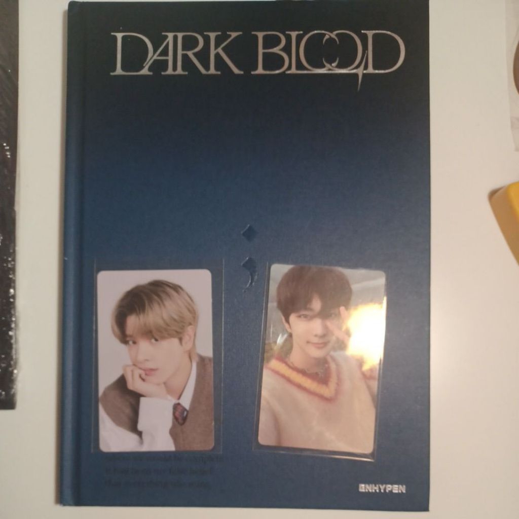 jual album only enhypen darkblood dark blood bite me pc jungwon orange blood jake ggu ggu package de