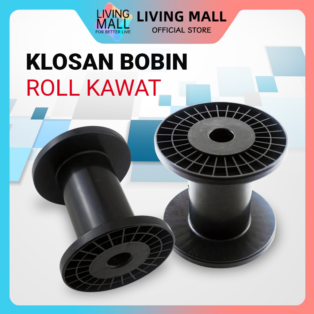Klosan Bobin  Roll / Bobin Rollan Gulungan Kabel Kawat / Tempat Gulungan Kabel / Bobin Plastik