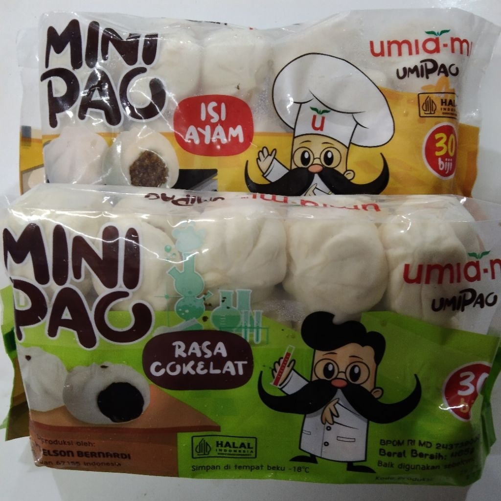 

UMIAMI mini pou, rasa coklat & ayam isi 30 pcs
