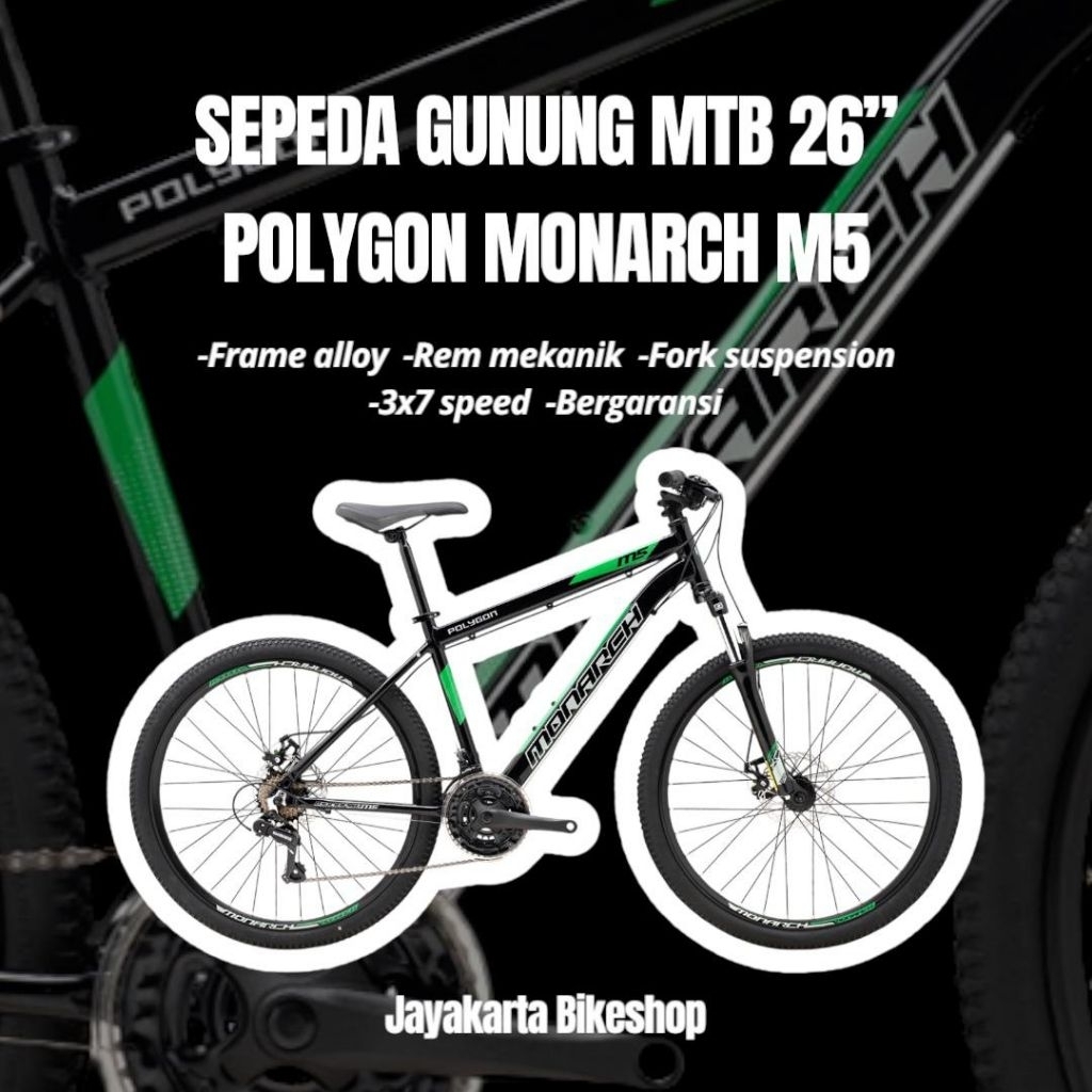SEPEDA GUNUNG 26 MTB POLYGON MONARCH M5 | SEPEDA DEWASA MOUNTAIN BIKE | ORIGINAL DAN BERGARANSI