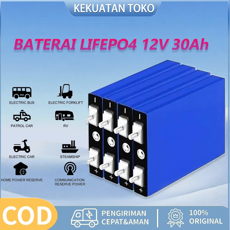 3.2V 25Ah/30Ah/120Ah CATL/BYD-Baru 100% Lifepo4 Baterai BMS UPS Baterai Lifepo4 3.2V 30Ah Elektrik B