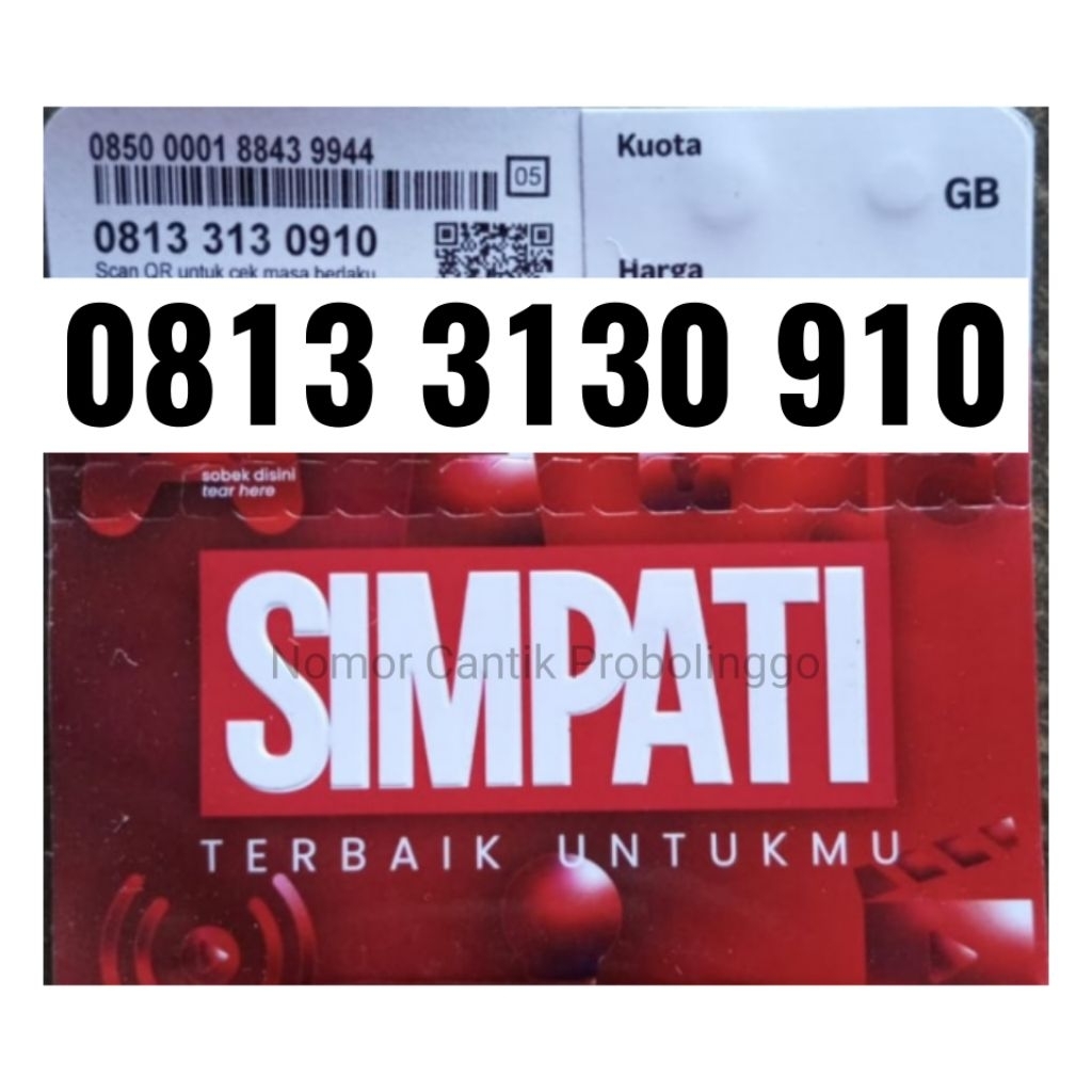 SIMPATI 11 DIGIT NOMOR CANTIK MURAH MERIAH 0813 3130 XXX
