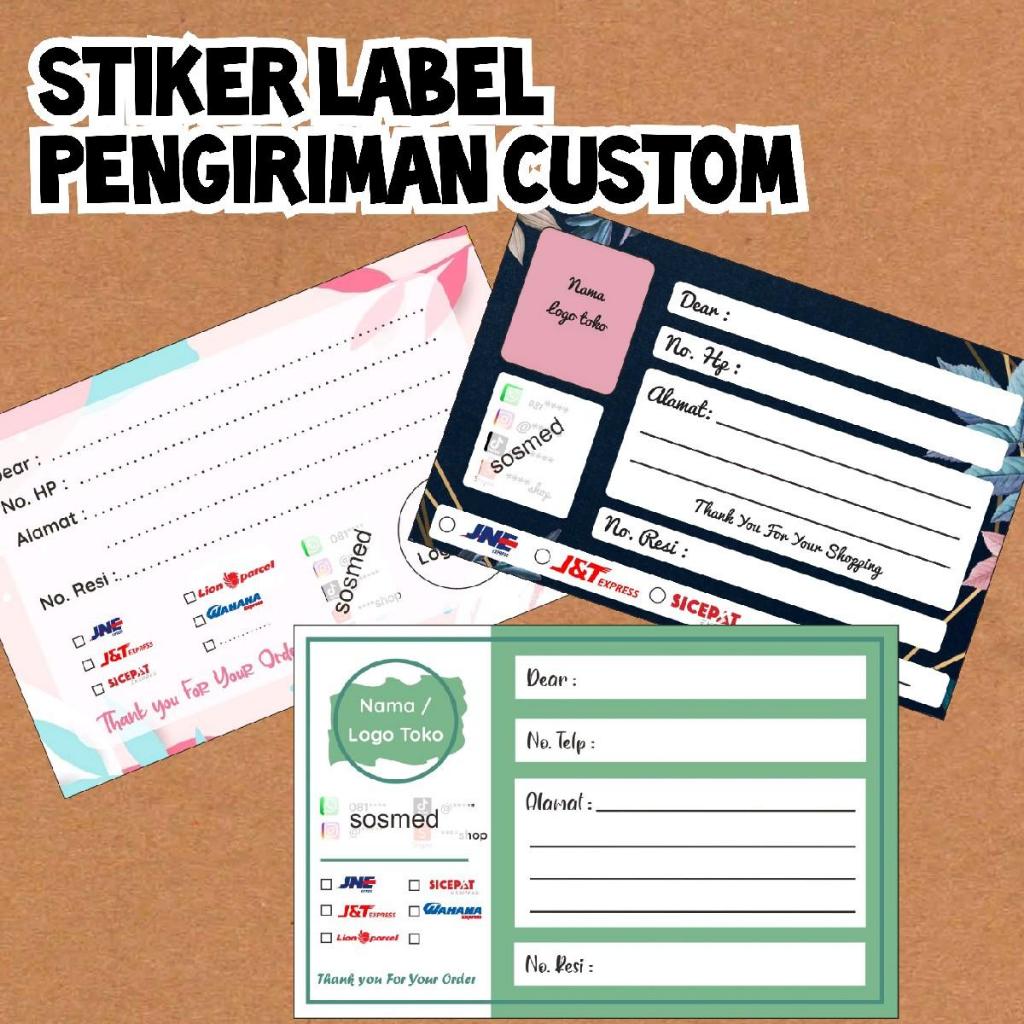 

Stiker Label Pengiriman Custom (50pcs)