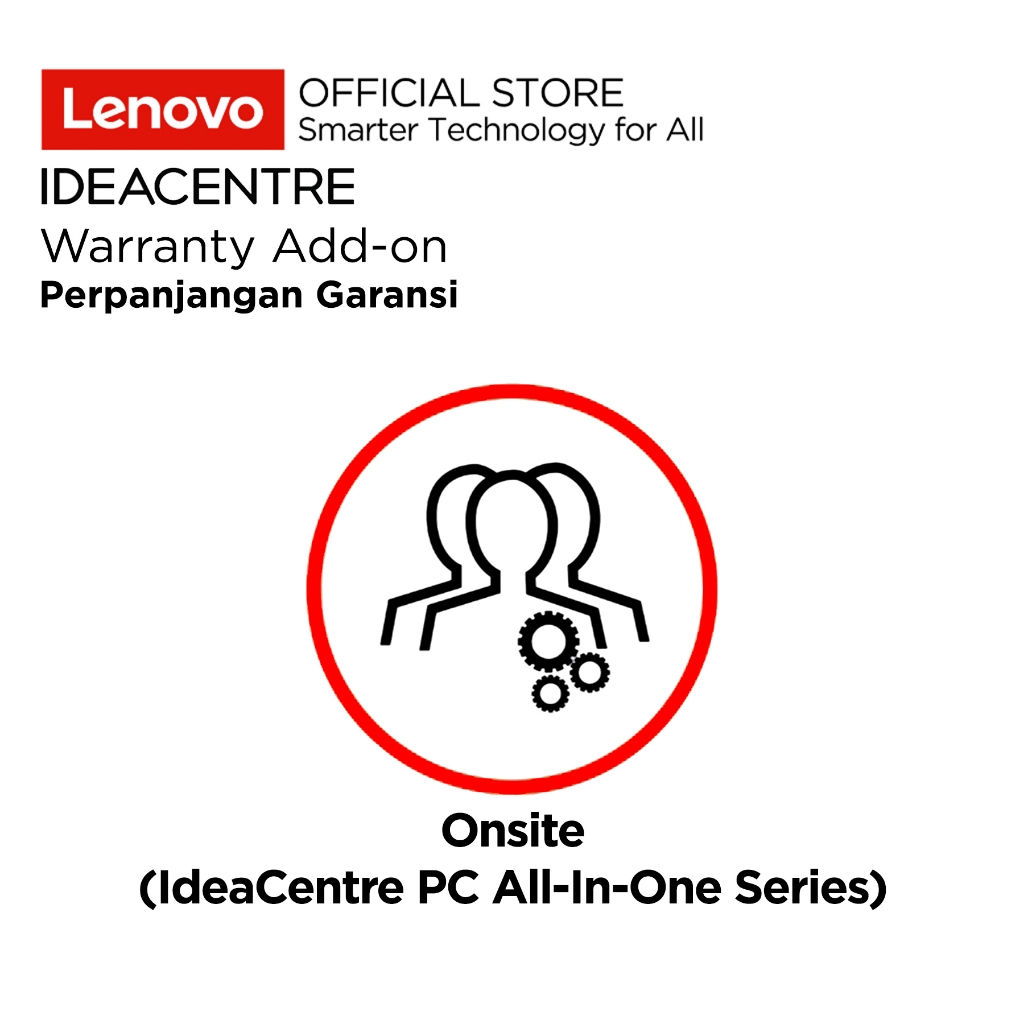 Lenovo Warranty Extension / Perpanjangan Garansi IdeaCentre AIO 3 22ITL6 Type F0G5 menjadi 3 Tahun O