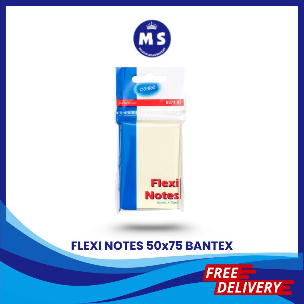 

POST IT / FLEXI NOTES 50 X 75 (656) BANTEX