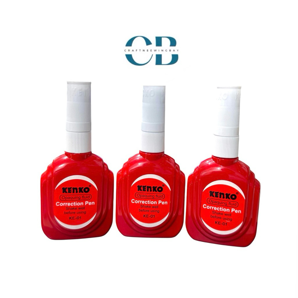 

Kenko Correction Pen – Pulpen Penghapus Tipe Cair | Cepat Kering & Rapi | Koreksi Tulisan