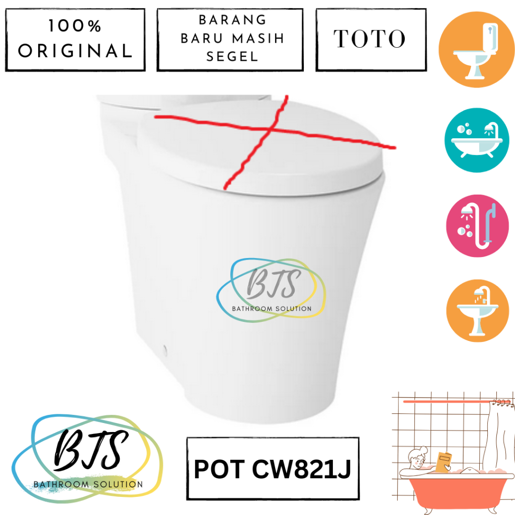 Kloset CW821J / CW 821 J / CW821 J POT SAJA