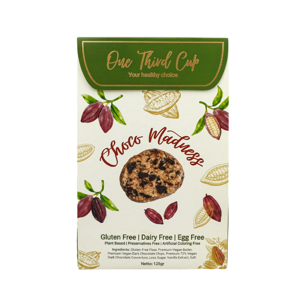 

[BUY 1 GET 1 FREE COOKIES] Bebas Gluten, Tanpa Susu, Tanpa Telur, Rendan Gula/Bebas Gula, Plant Based