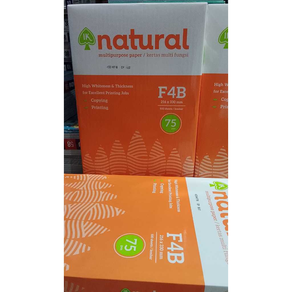 

Natural Kertas HVS F4 75 GSM