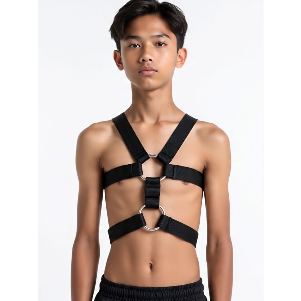 harness pria twin ring&Belt