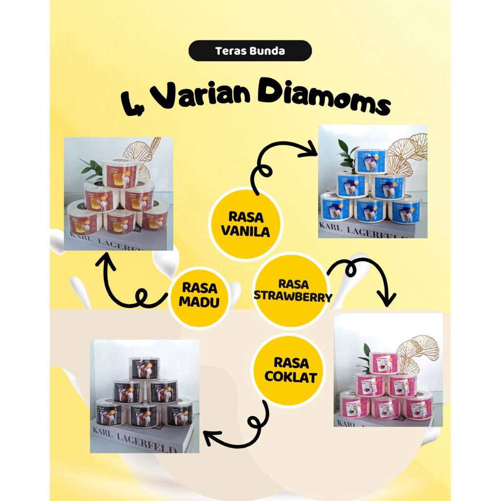 

SUSU DIAMOMS NEW PACKAGE (NETTO 150 GRAM)