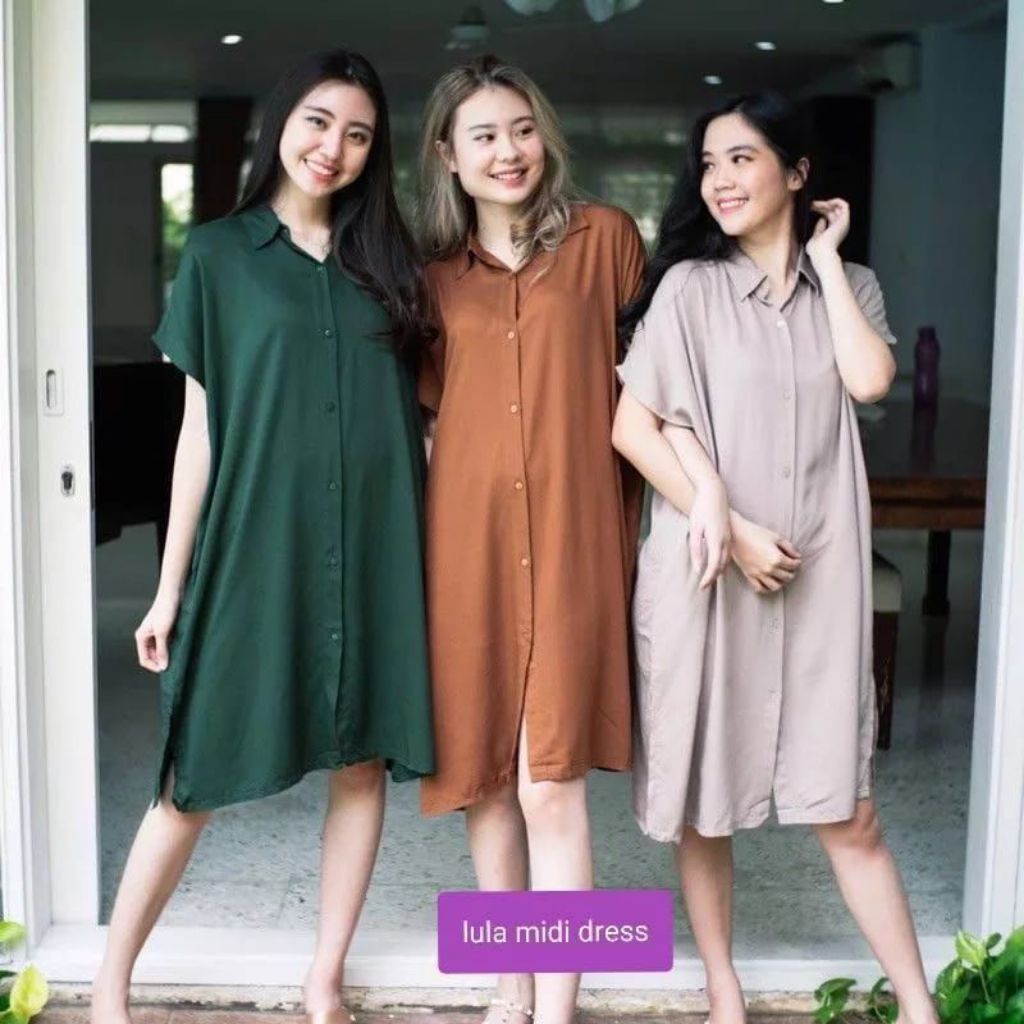 Dress | Dress Wanita | Daster Kekinian Dress | Home Dress Rayon | Daster Katun | Daster Busui Friend