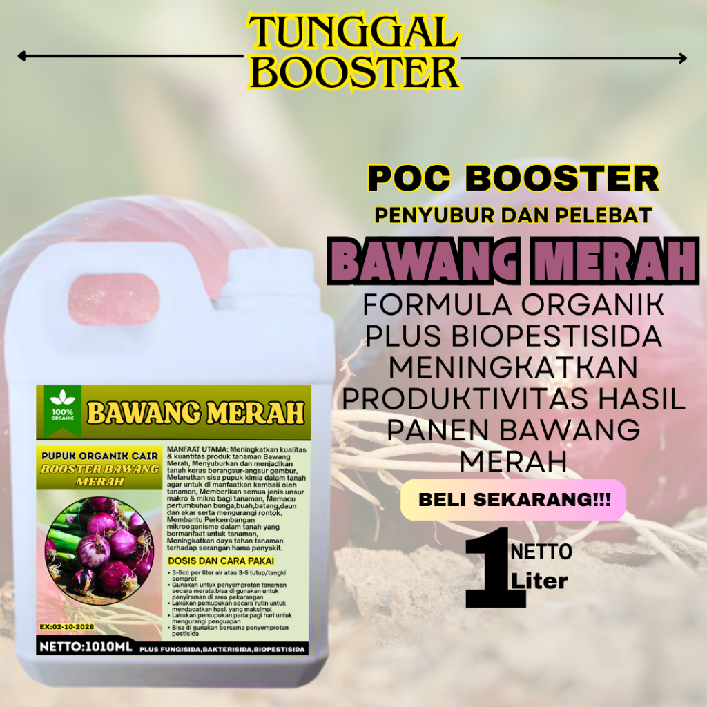 Pupuk Organik Cair Bawang Merah yang Bagus/Pupuk Bawang Merah Pembesar Umbi/Pupuk Pembesar Umbi Bawa