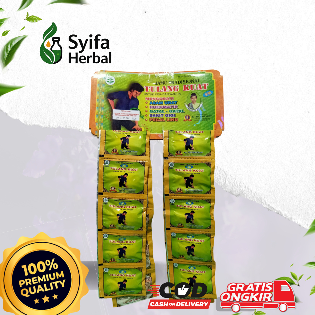 

Tulang Kuat Kuning Original Kapsul (Asam Urat) - Syifa Herbal