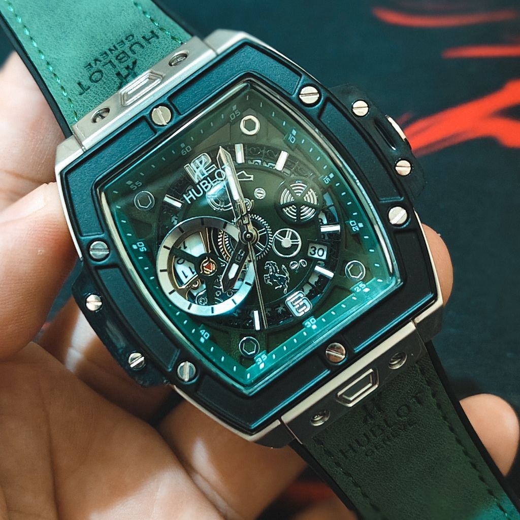 KEREN JAM TANGAN PRIA COWOK COWO TERBARU KEREN BAHAN KULIT KACA ANTI GORES ANTI AIR TAHAN AIR CIPRAT