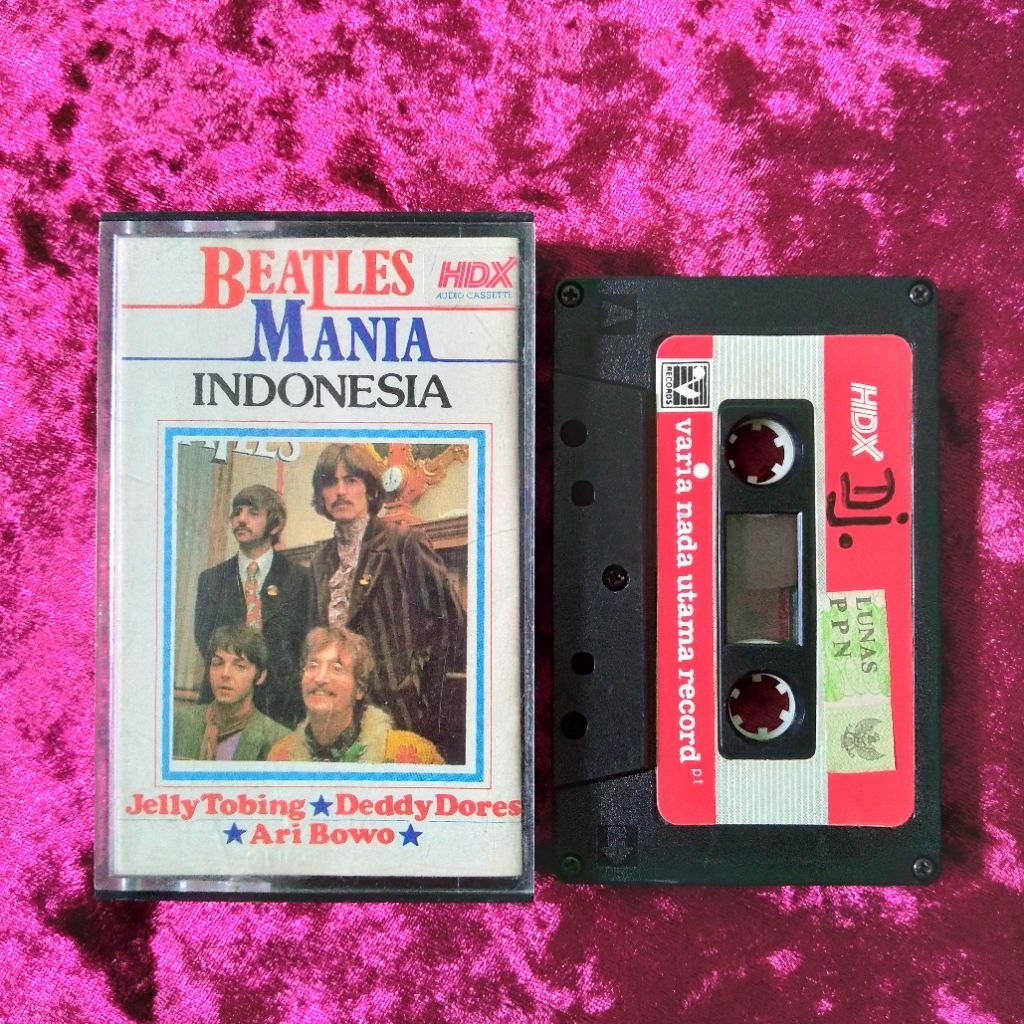 Kaset Jelly Tobing, Deddy Dores, Ari Bowo - Beatles Mania Indonesia