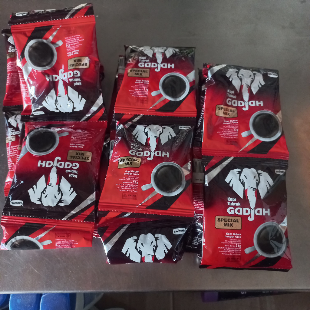 

KOPI TUBRUK GADJAH SPESIAL MIX/KOPI+GULA RENCENG