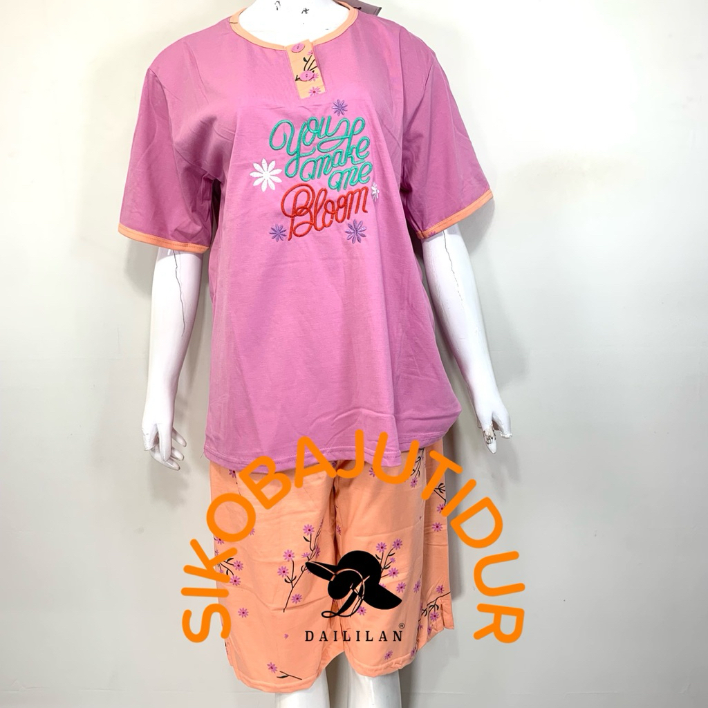 Sikobajutidur - 3/4 Daililan Jumbo  | Baju Tidur Jumbo | Baju Tidur Daililan